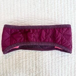 VINTAGE IVIVVA EAR WARMER/ HEADBAND HOT PINK & PURPLE